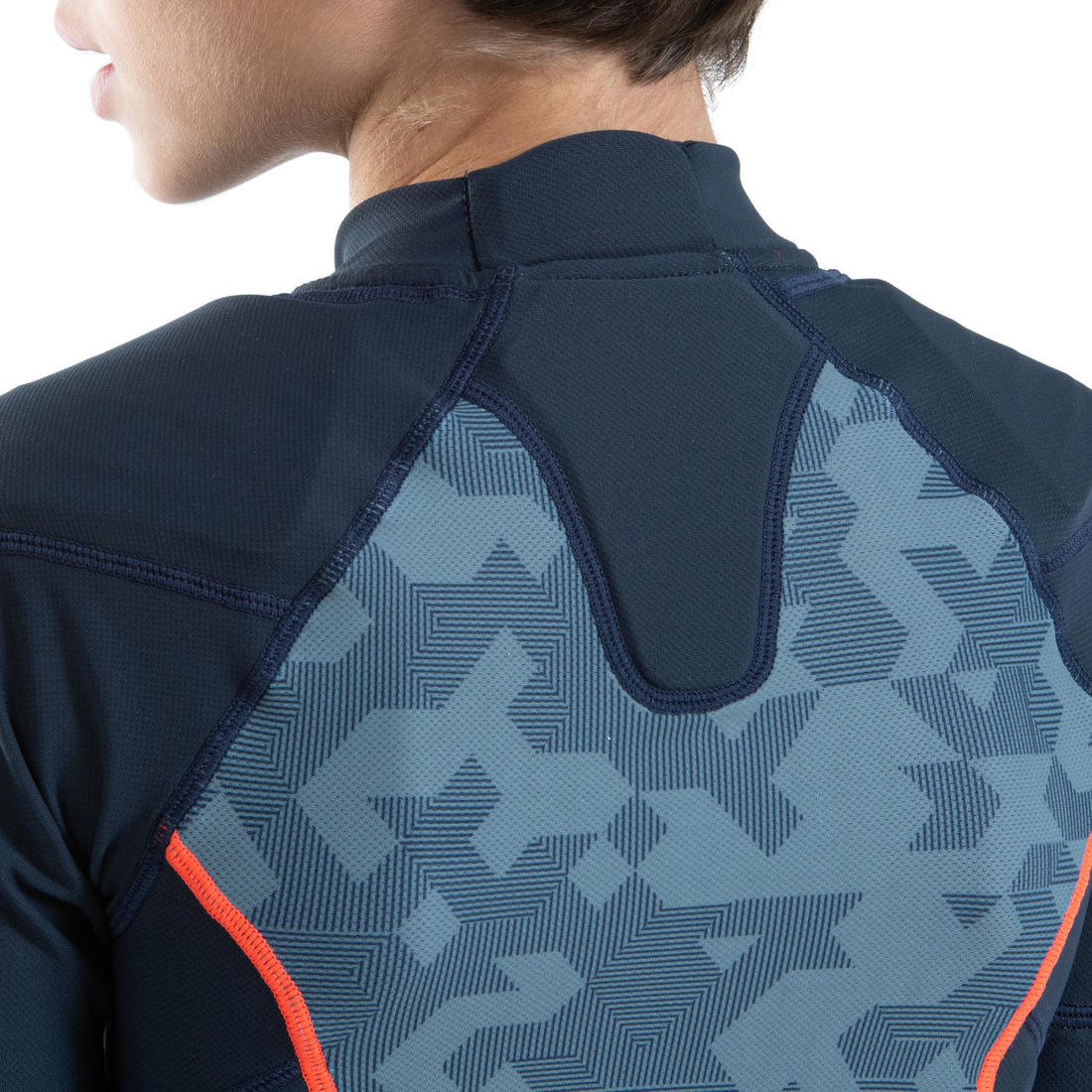 Kids' Rugby Shoulder Pads R100 - Blue/Grey - Image 8