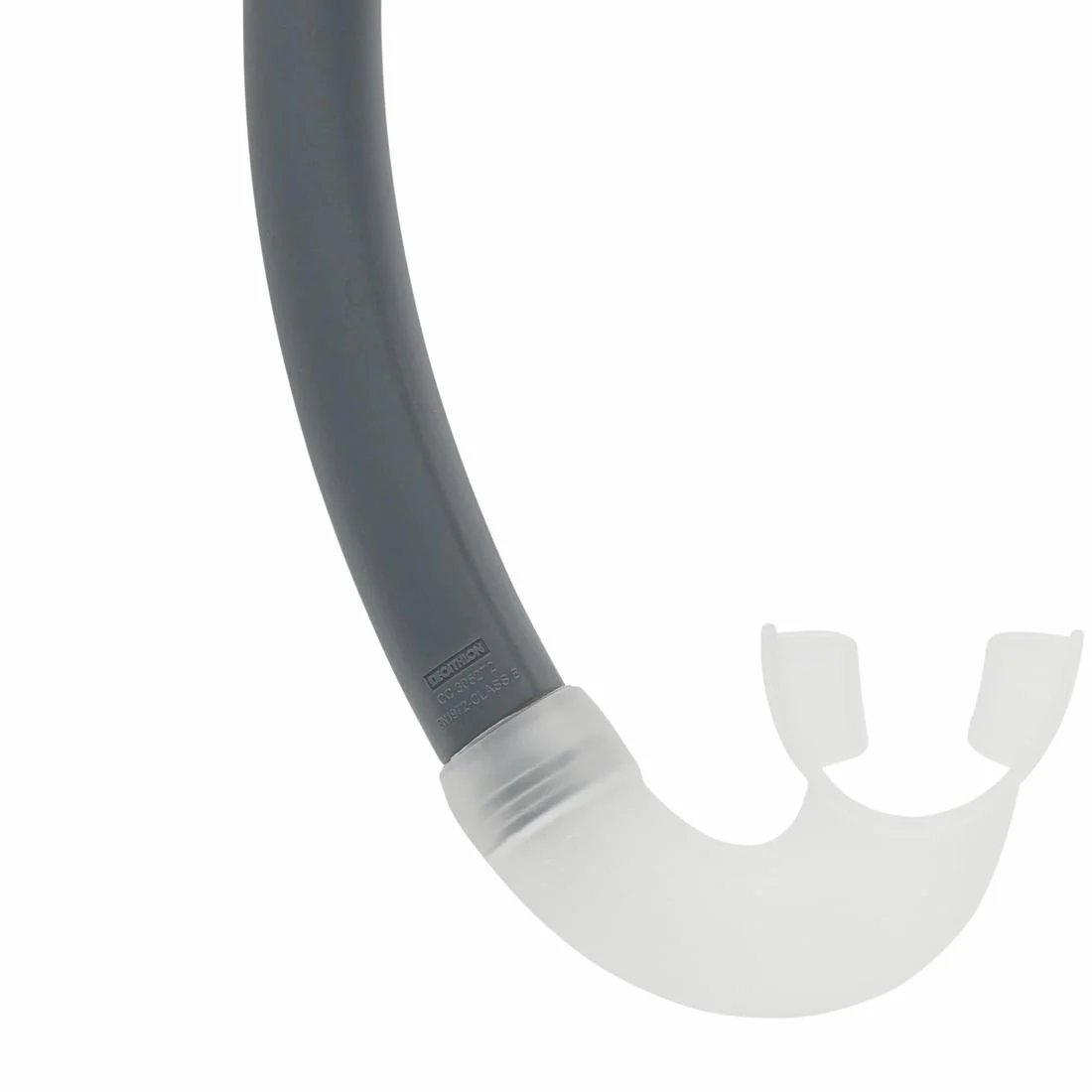 Kids' Scuba Snorkel - 100 Storm Grey - Image 2