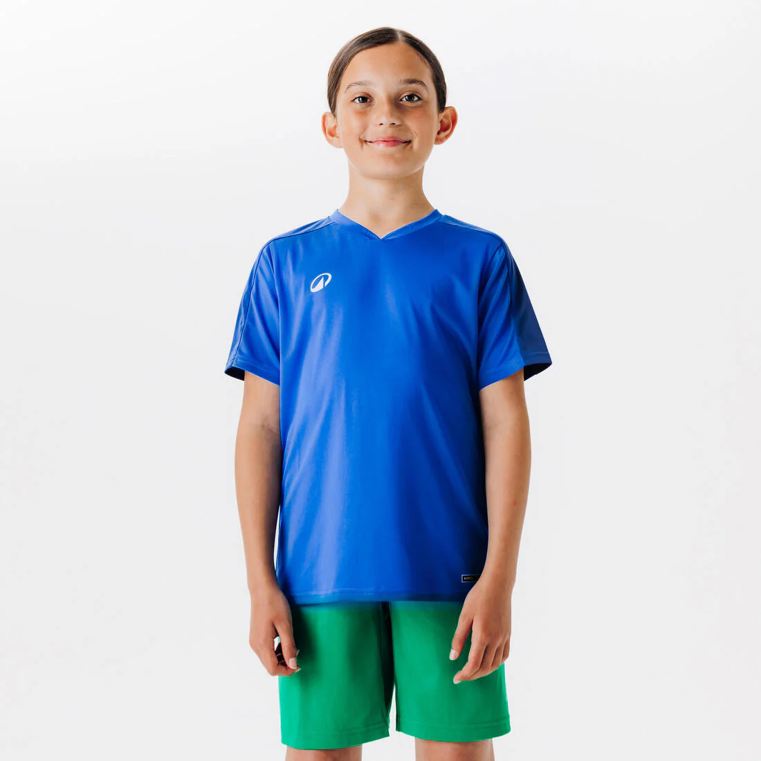 Kids' Short-Sleeved Football Shirt Essential