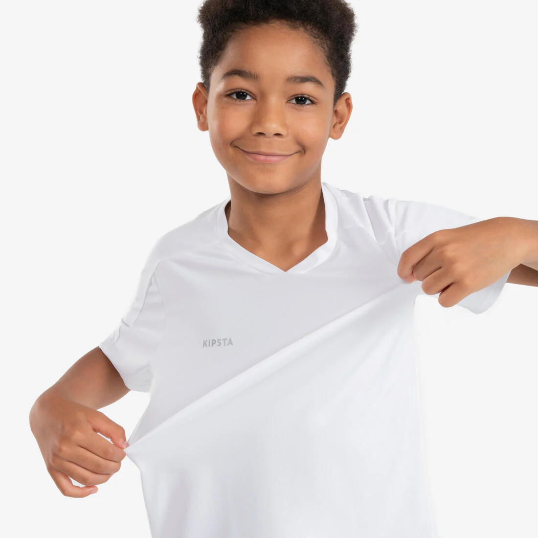 Kids' Short-Sleeved Football Shirt Essential - Image 22