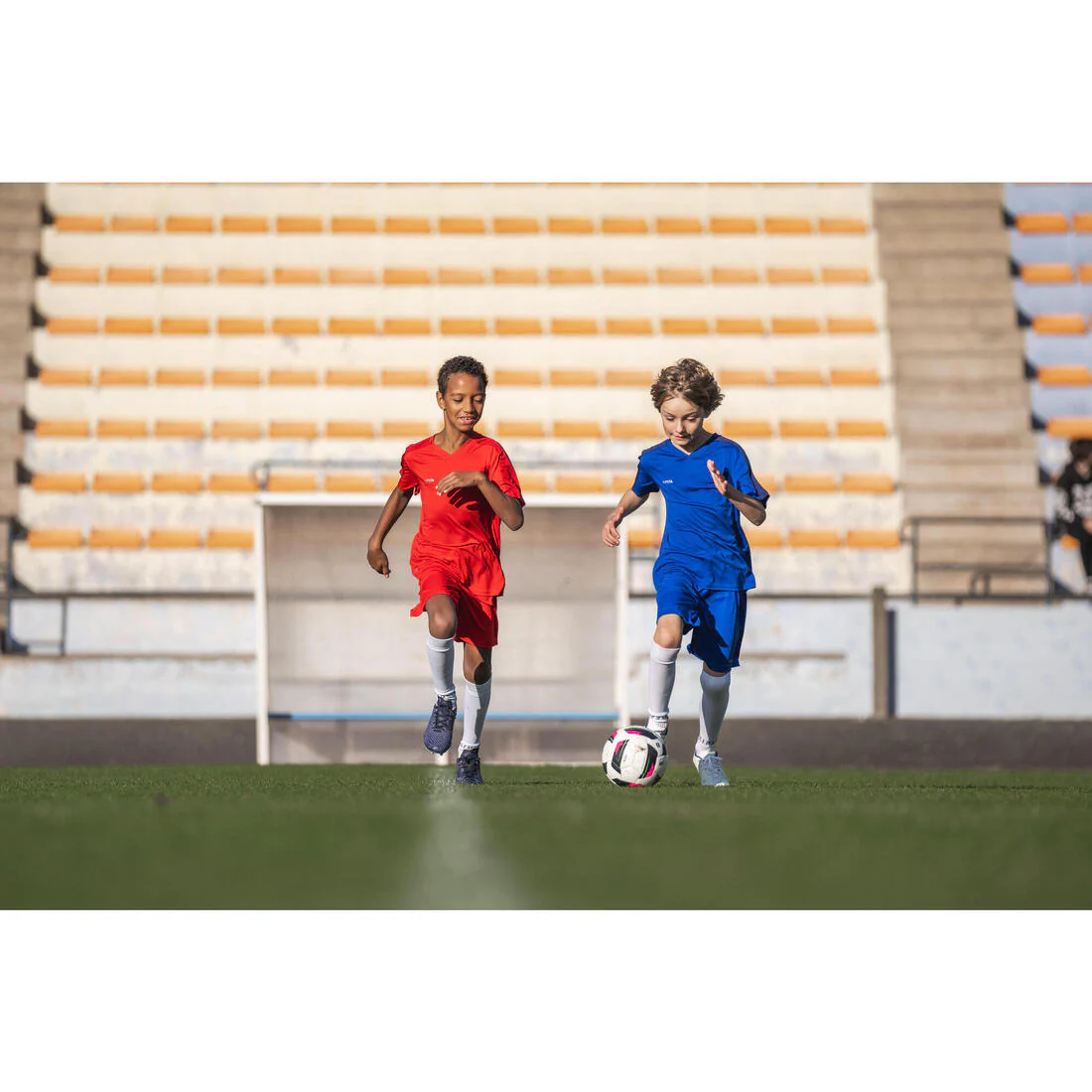 Kids' Short-Sleeved Football Shirt Essential - Image 23