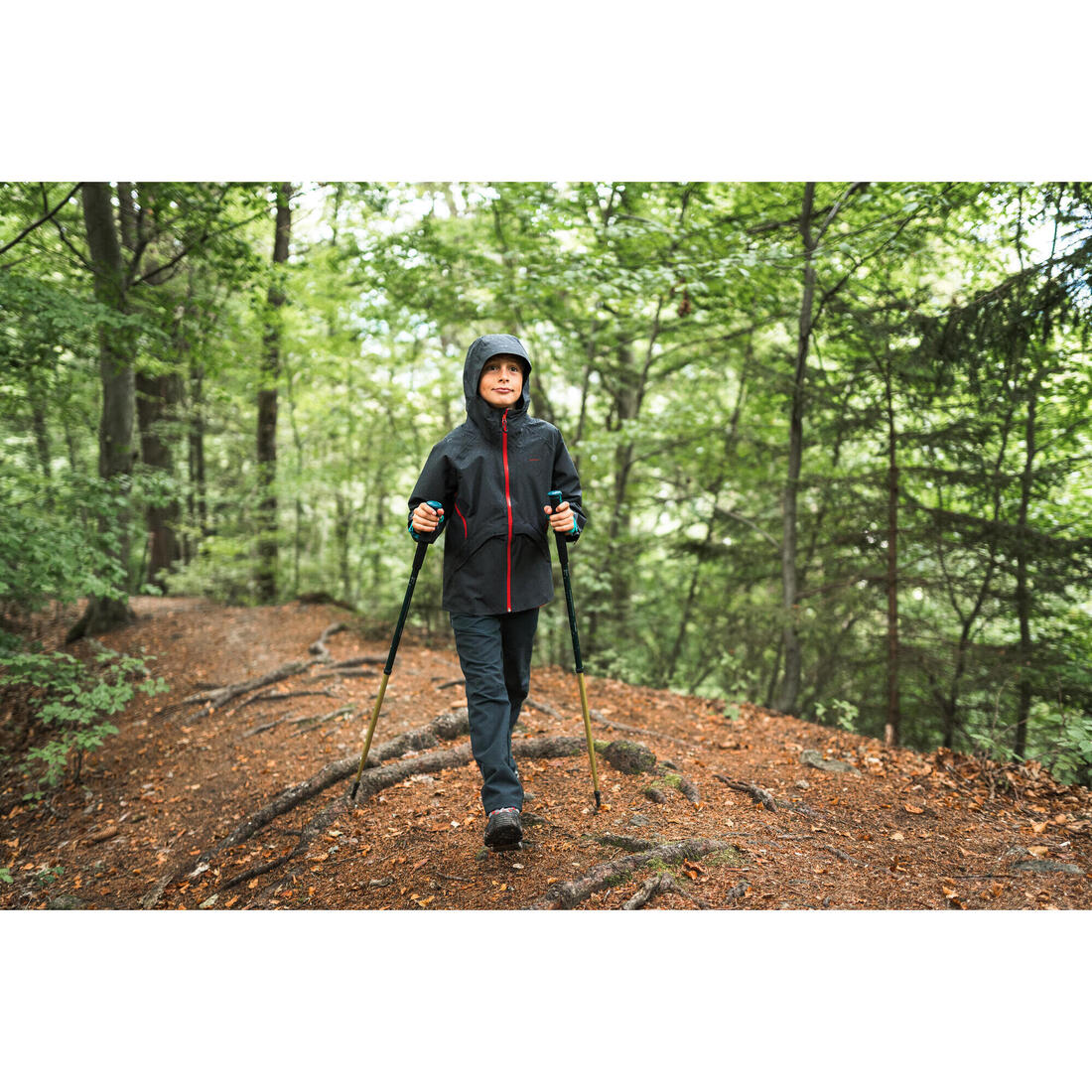 Kids’ Softshell Hiking Trousers 7-15 Years - MH900 - Image 7