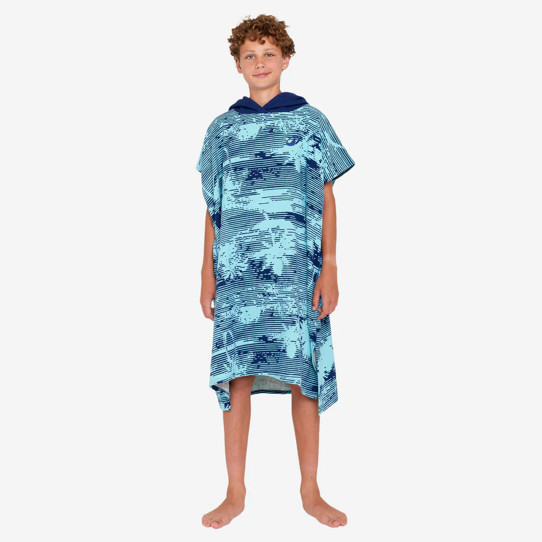 Kids’ surfing poncho 135 to 160 cm - 550 Mood