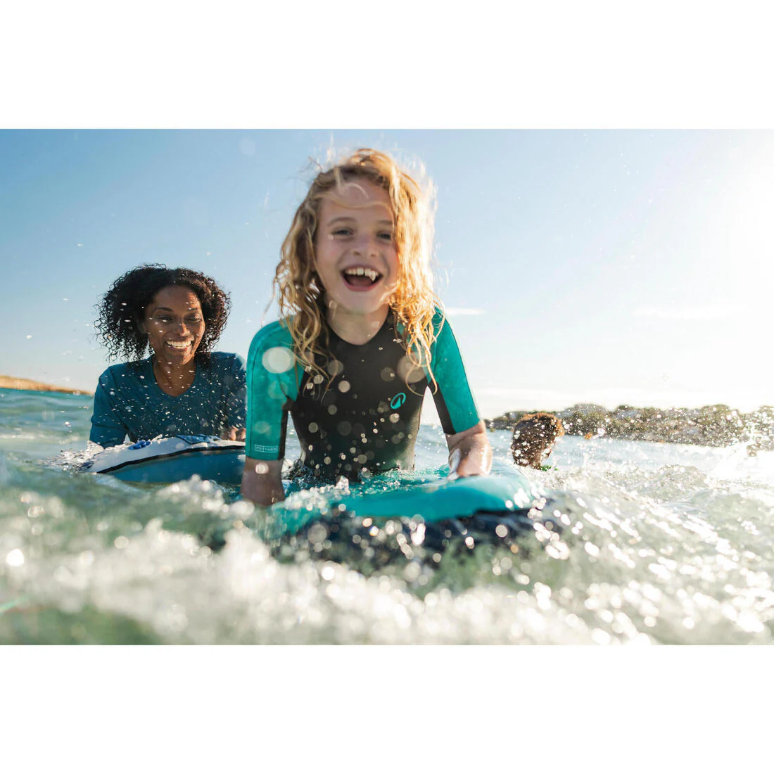 Kids’ surfing shorty suit 1.5 mm yulex 100 - Image 11