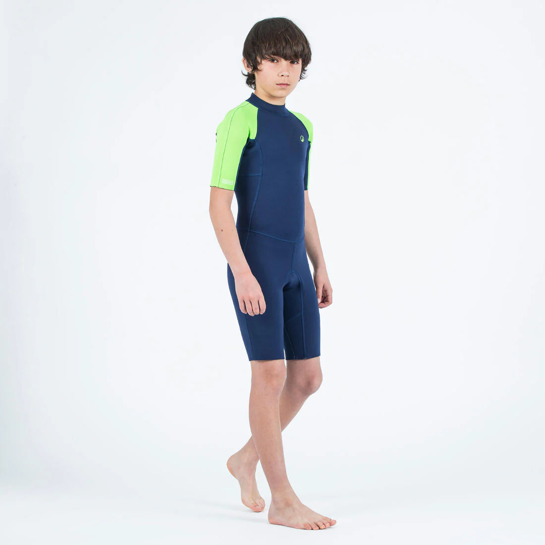 Kids’ surfing shorty suit 1.5 mm yulex 100 - Image 5