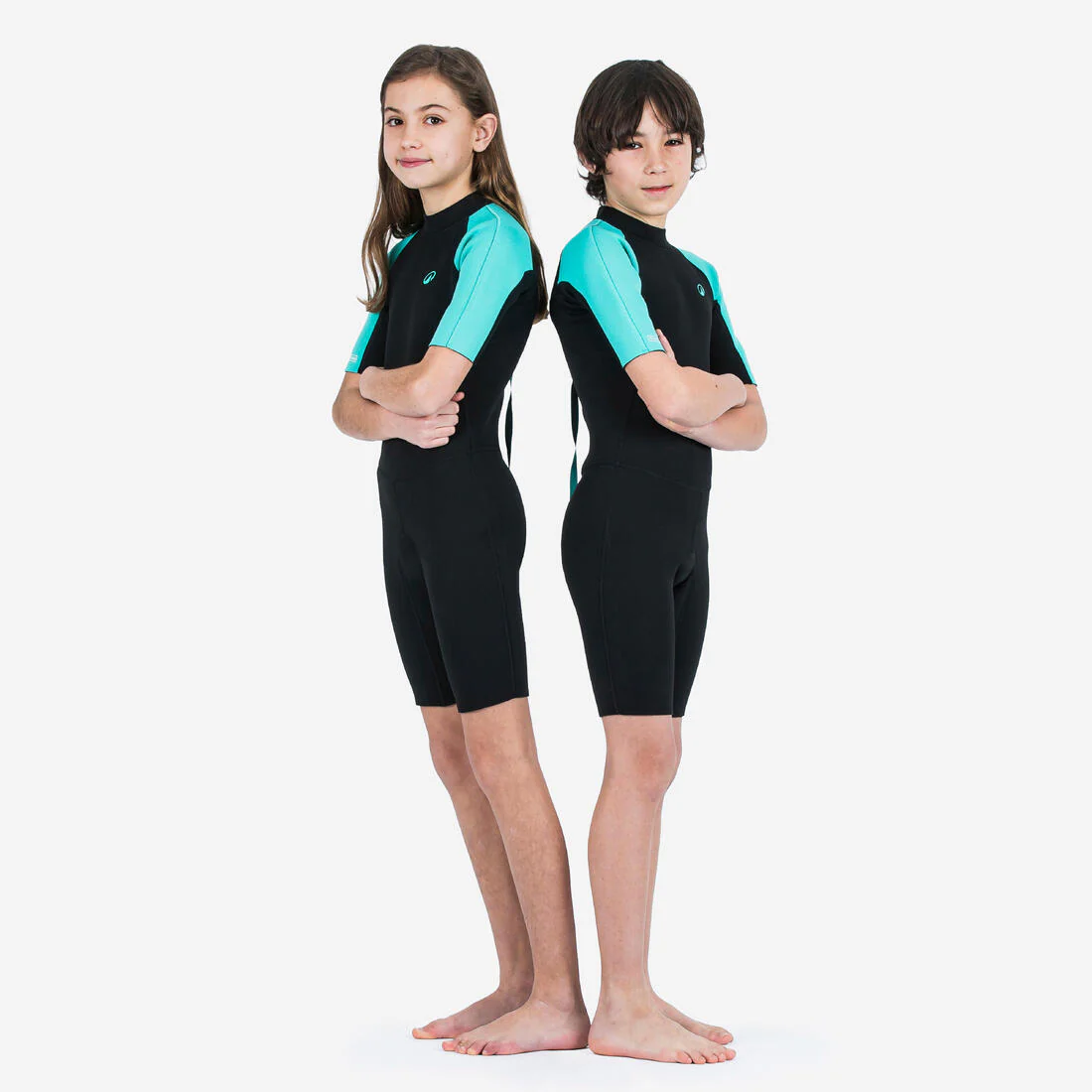 Kids’ surfing shorty suit 1.5 mm yulex 100 - Image 6