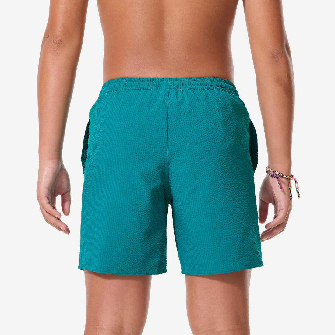 Kids’ surfing swim shorts, 100 Seersucker - Image 3
