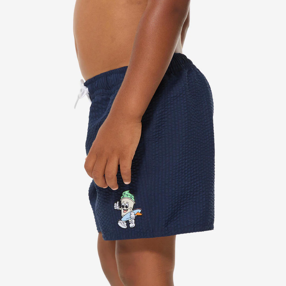 Kids’ surfing swim shorts, 100 textured - Image 4