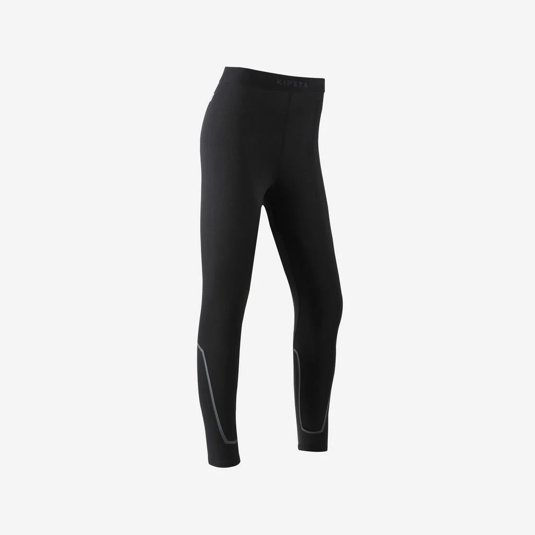 Kids' Thermal Football Tights Keepcomfort 100 - Black