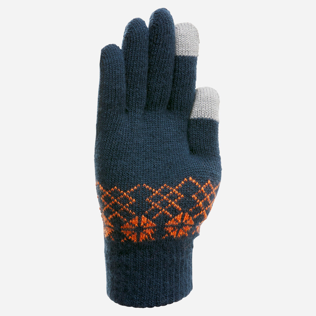 KIDS’ TOUCHSCREEN COMPATIBLE HIKING GLOVES - SH100 KNITTED - AGED 4-14 YEARS - Image 3