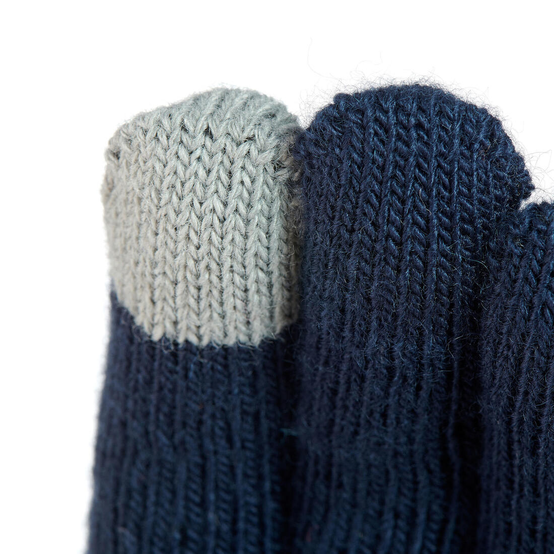 KIDS’ TOUCHSCREEN COMPATIBLE HIKING GLOVES - SH100 KNITTED - AGED 4-14 YEARS - Image 4