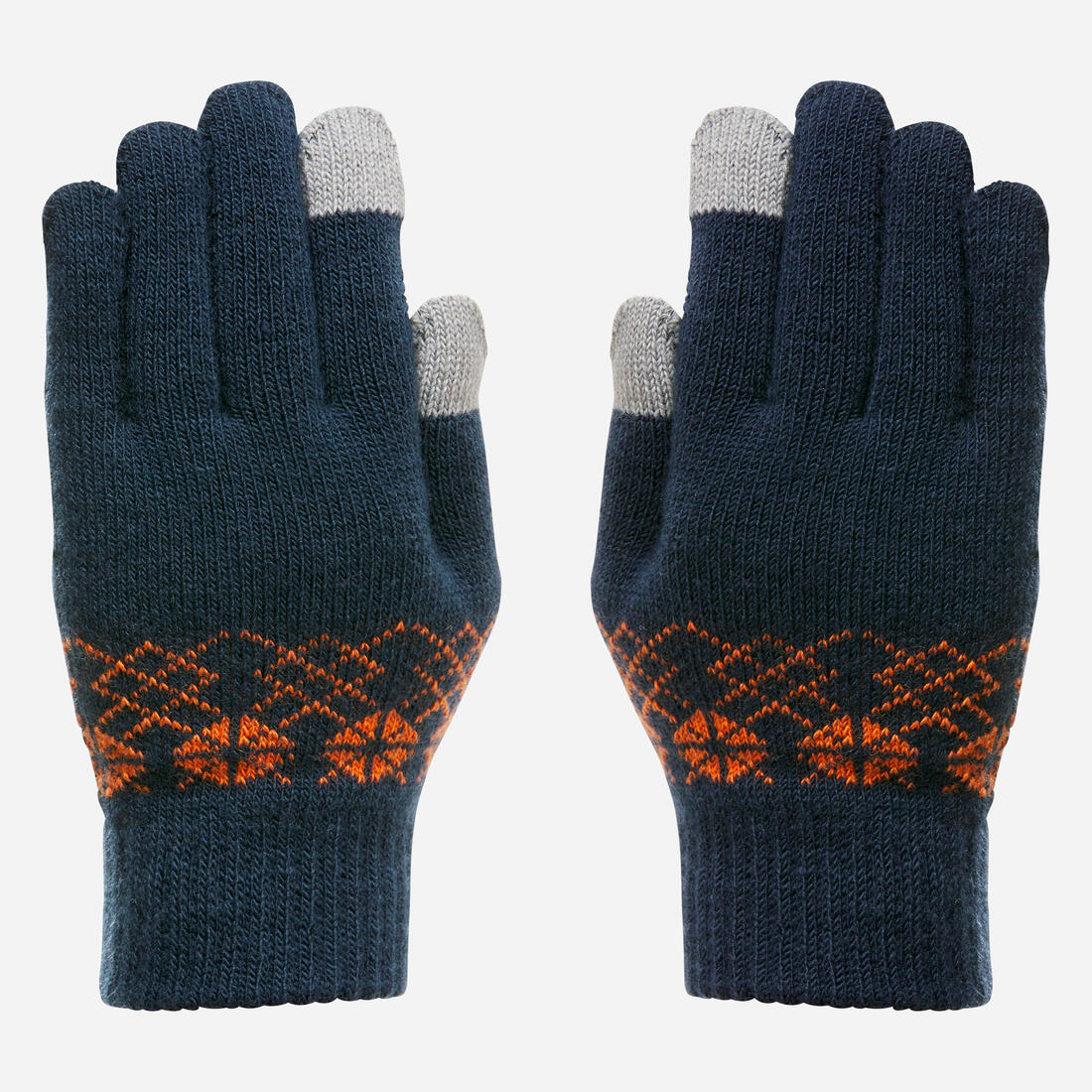 KIDS’ TOUCHSCREEN COMPATIBLE HIKING GLOVES - SH100 KNITTED - AGED 4-14 YEARS - Image 5