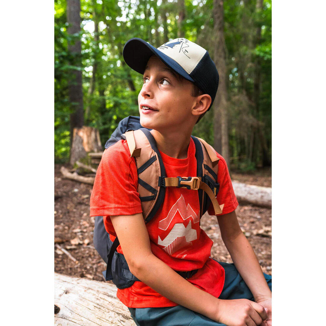 Kids’ Trucker hiking cap MH500, 7-15 years - Image 15