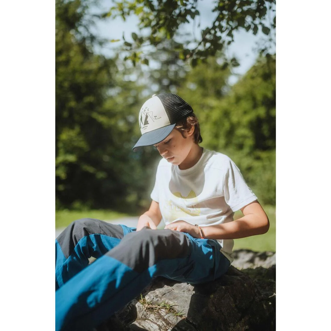 Kids’ Trucker hiking cap MH500, 7-15 years - Image 20