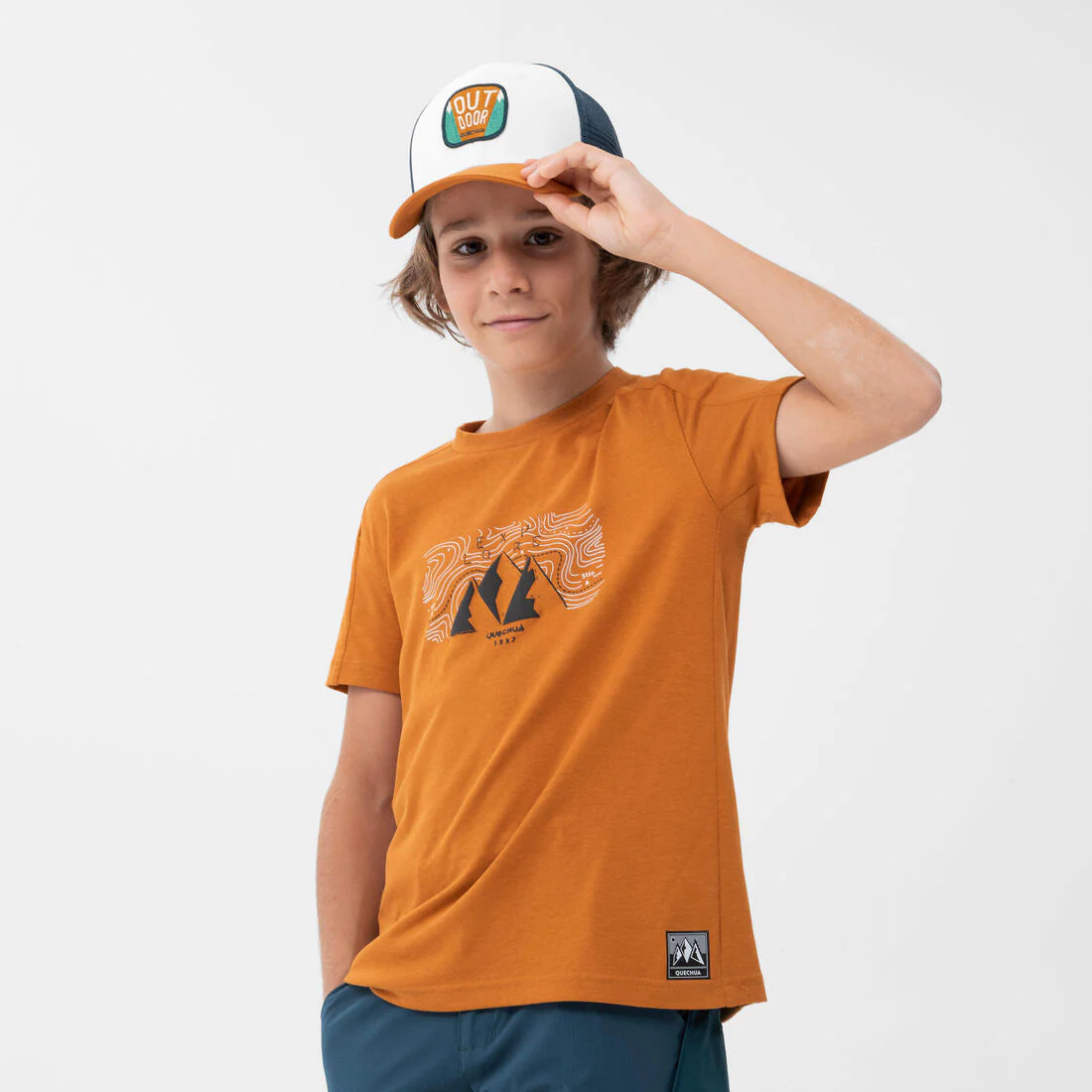 Kids’ Trucker hiking cap MH500, 7-15 years - Image 5