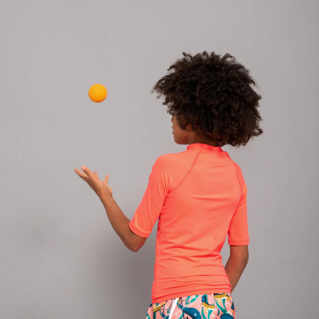Kids’ UV Protection Sun Top - Coral - Image 15