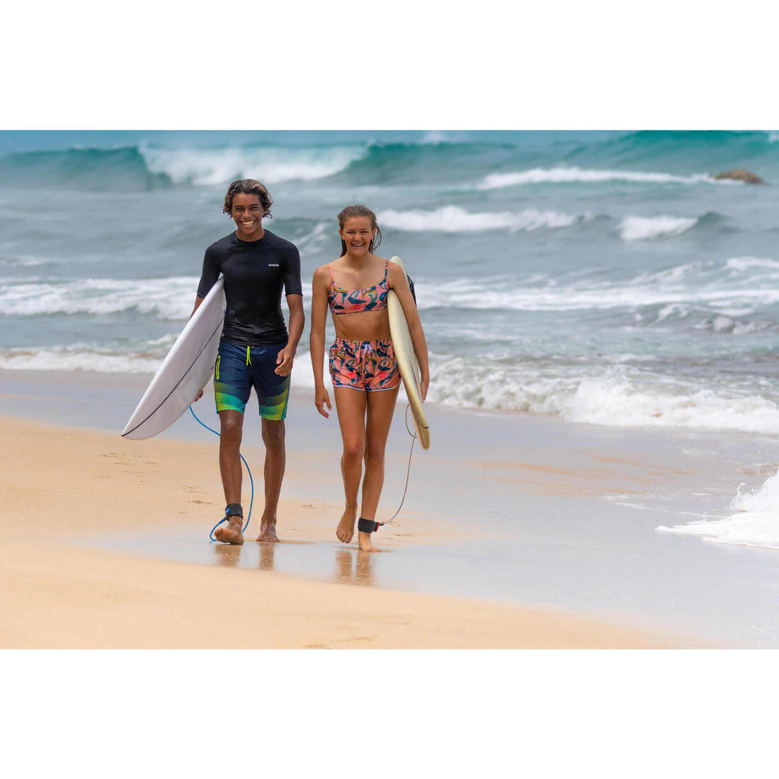 Kids’ UV Protection Sun Top - Coral - Image 20