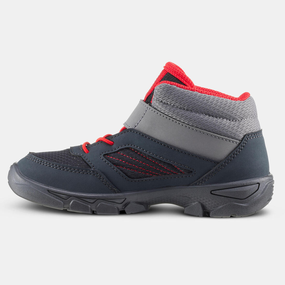 Kids Walking Boots NH100 Rib-tab Grey - Image 2