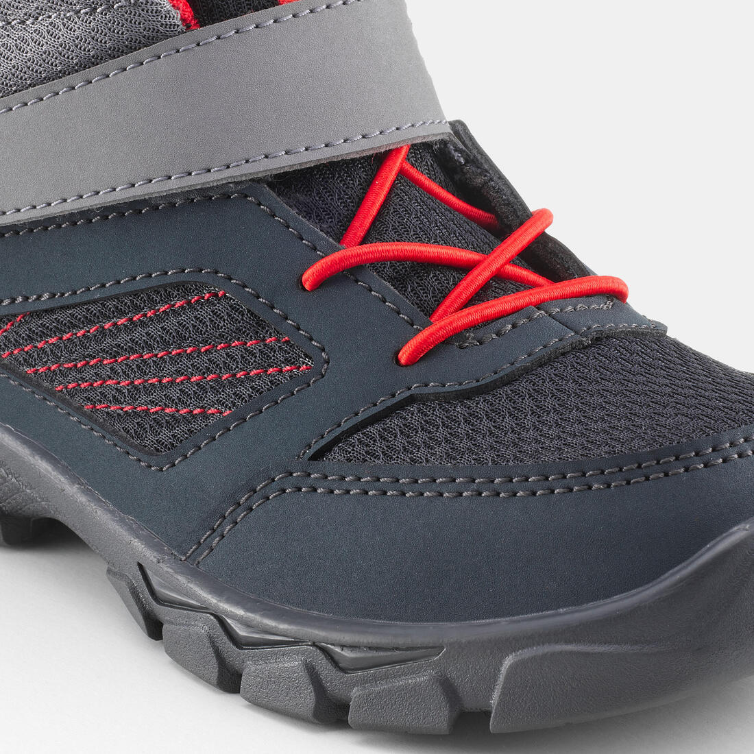Kids Walking Boots NH100 Rib-tab Grey - Image 5