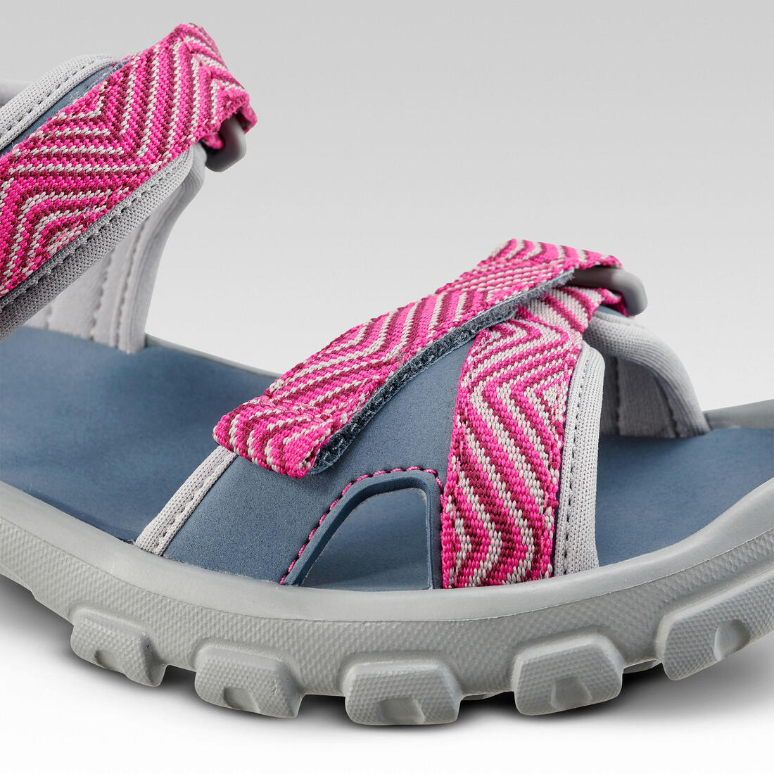 Kids' Walking Sandals - JR size 12.5 to 4 - Blue/Pink - Image 7