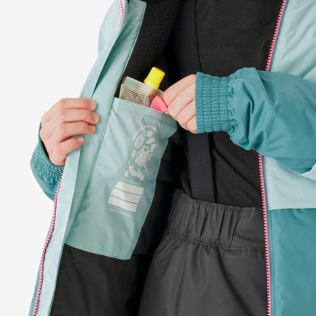 Kids’ warm ski suit, 5-15 years, SKI100 - Image 9