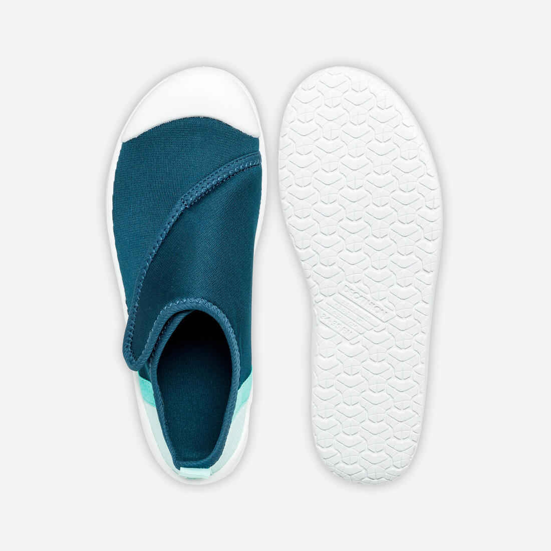 Kids’ water shoes with rip-tab, Aquashoes 120 lagoon - Image 3