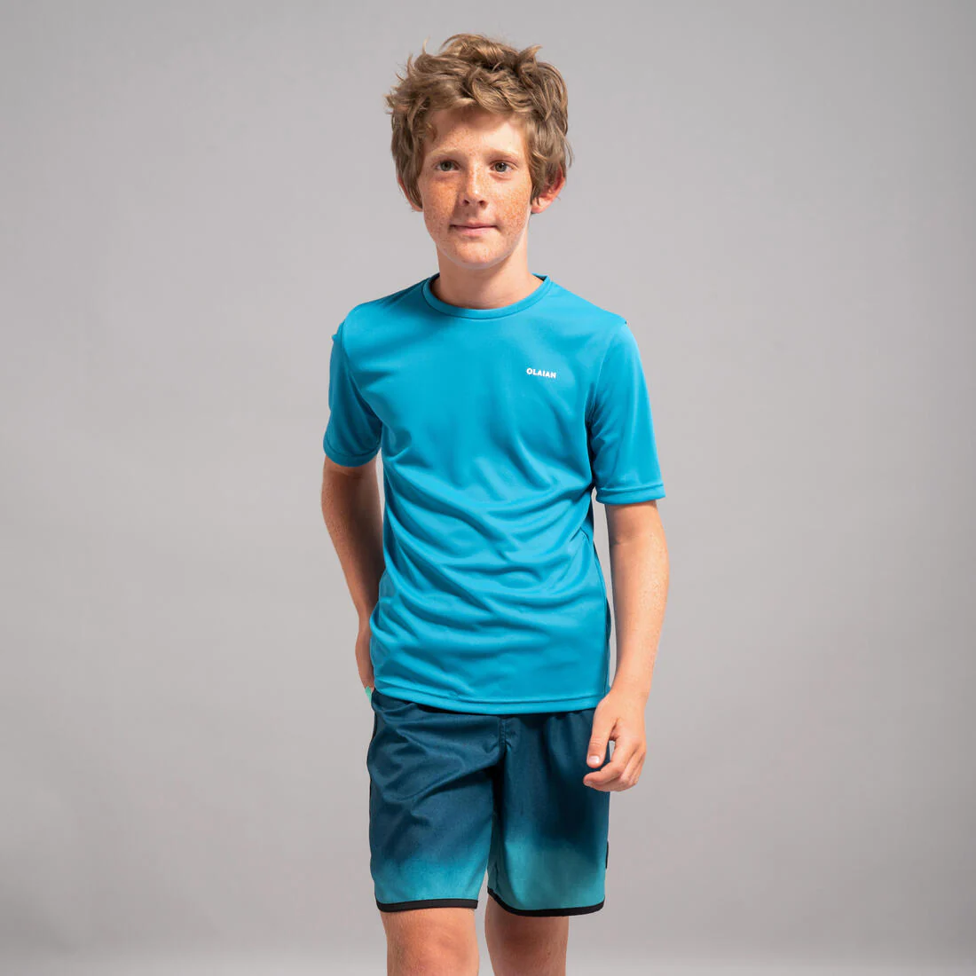 Kids’ water short-sleeved t-shirt anti UV - Image 13