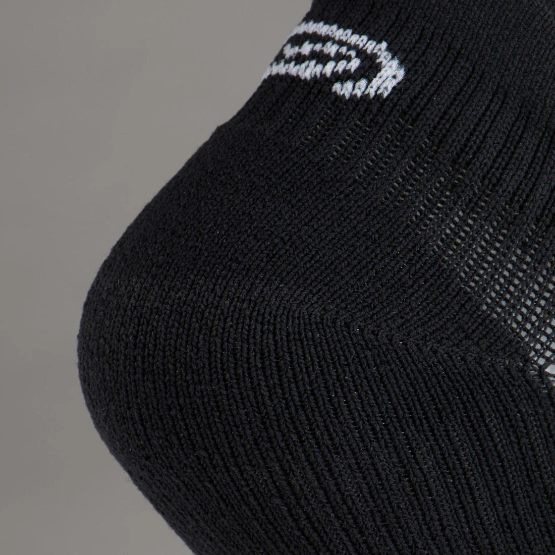 KIPRUN 500 INV kids comfort running socks 2-pack - black and white - Image 9