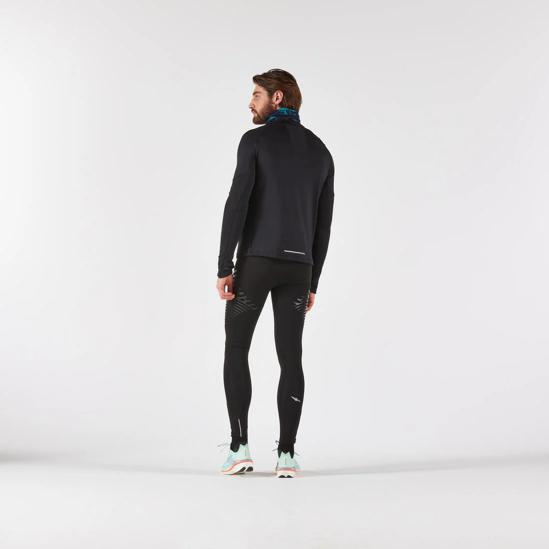 Kiprun Run 500 Warm Men's Long-sleeved Zipped T-Shirt - Image 7
