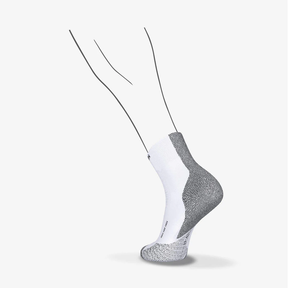 KIPRUN run900 Mid-Calf Thin Running Socks - Image 3