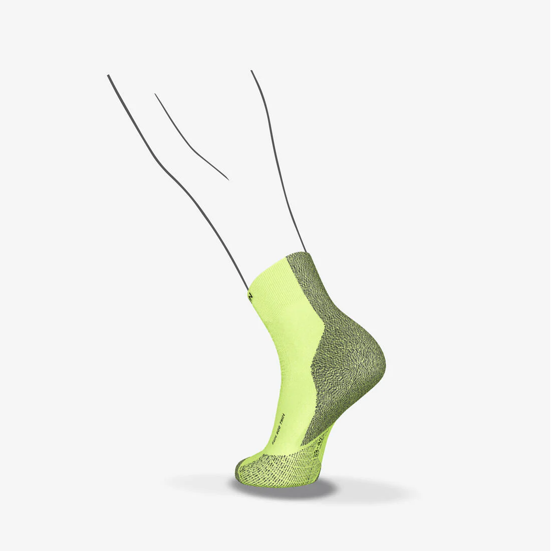 KIPRUN run900 Mid-Calf Thin Running Socks - Image 4