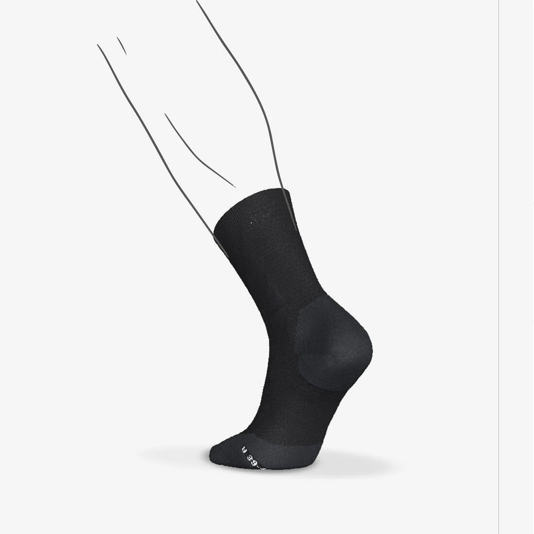 Kiprun Run900 Strap Running Socks - Black - Image 2