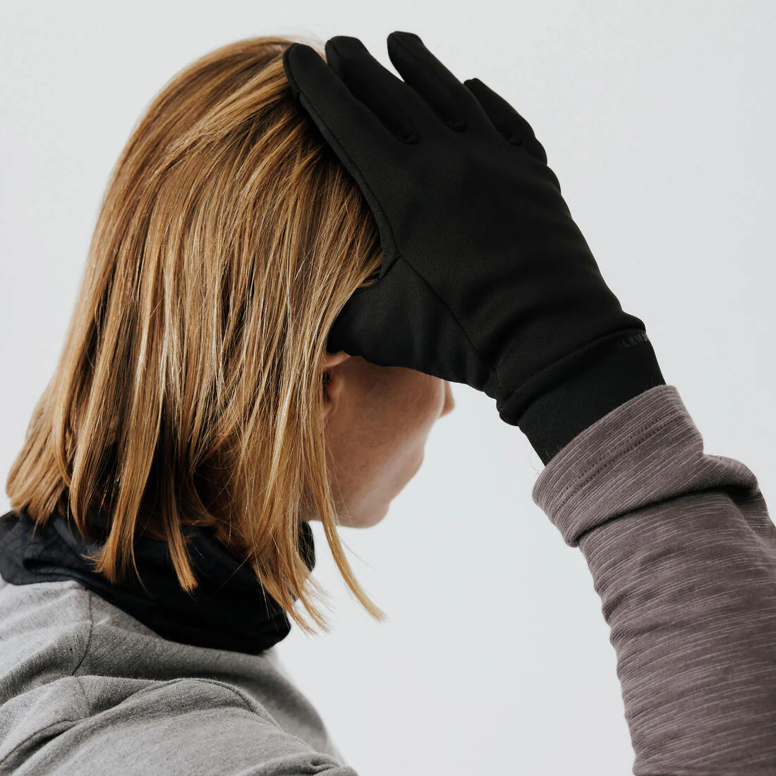 KIPRUN Warm 100 Running touchscreen gloves - black - Image 8