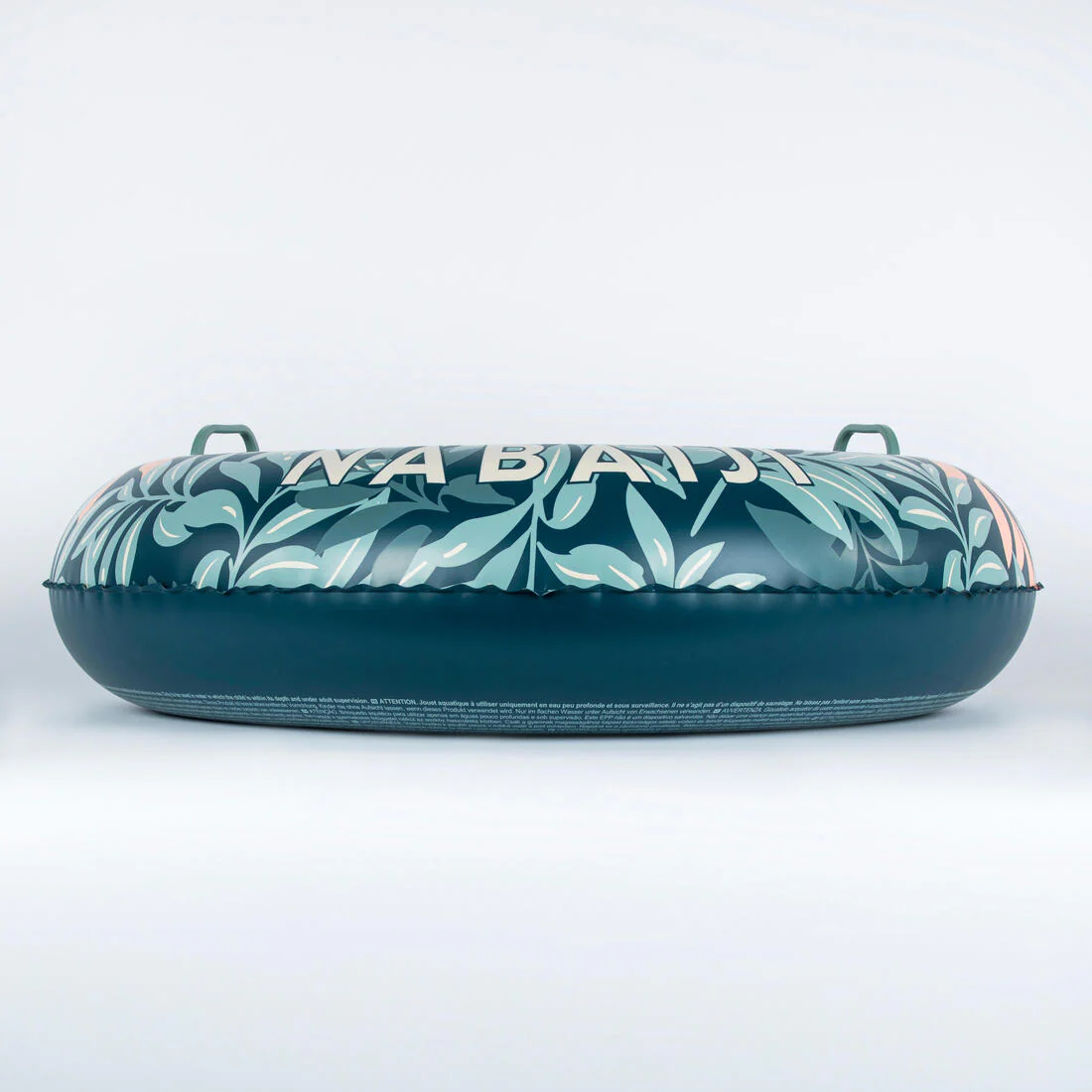 Large 92 cm inflatable printed pool ring with comfort grips - Image 4
