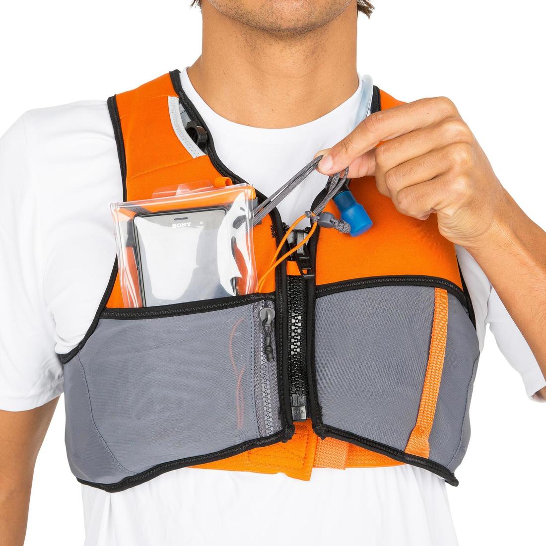 LIFE VEST SUP AND KAYAK WAIRGO HYDRATION 50N ORANGE - Image 14