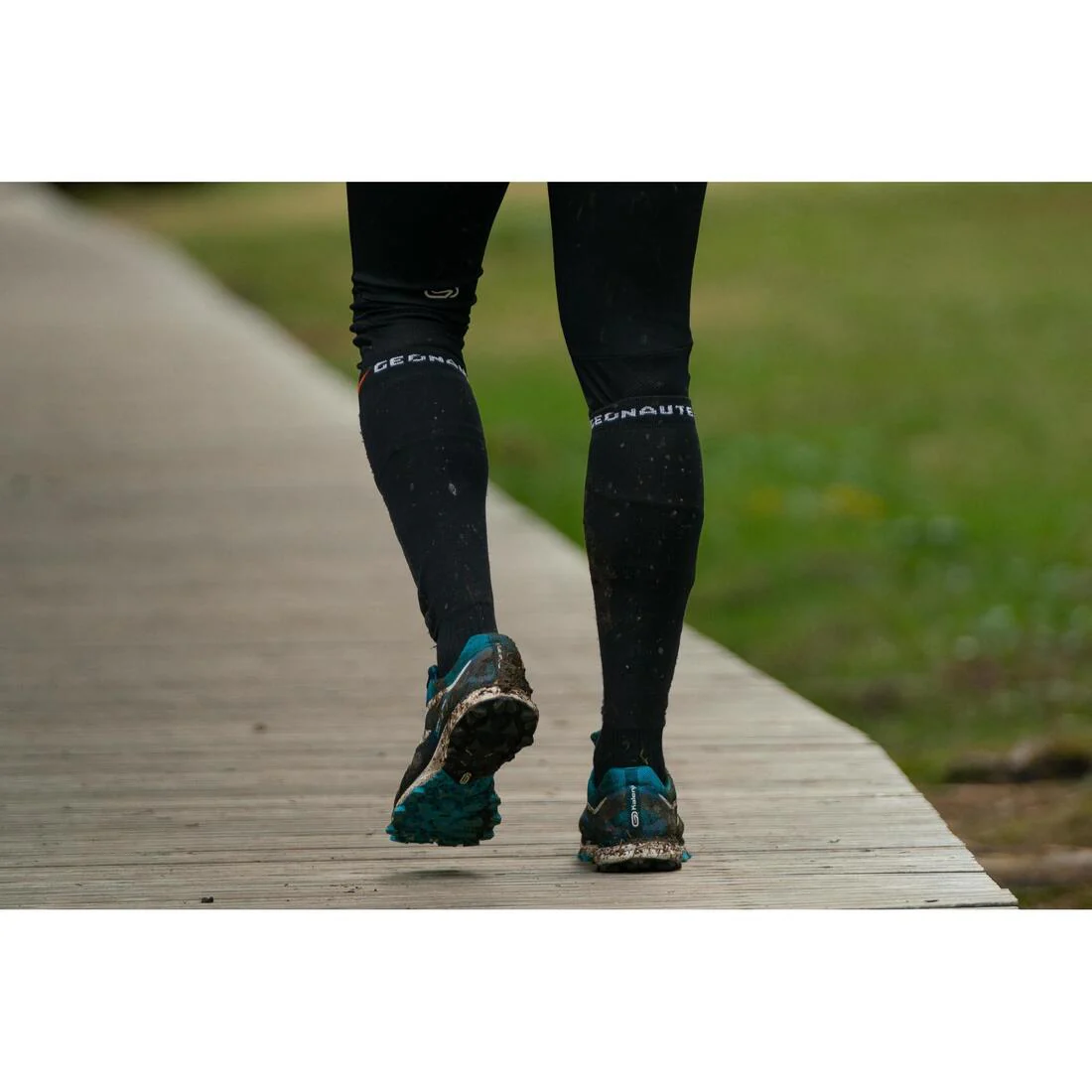 LONG ORIENTEERING SOCKS - BLACK - Image 15