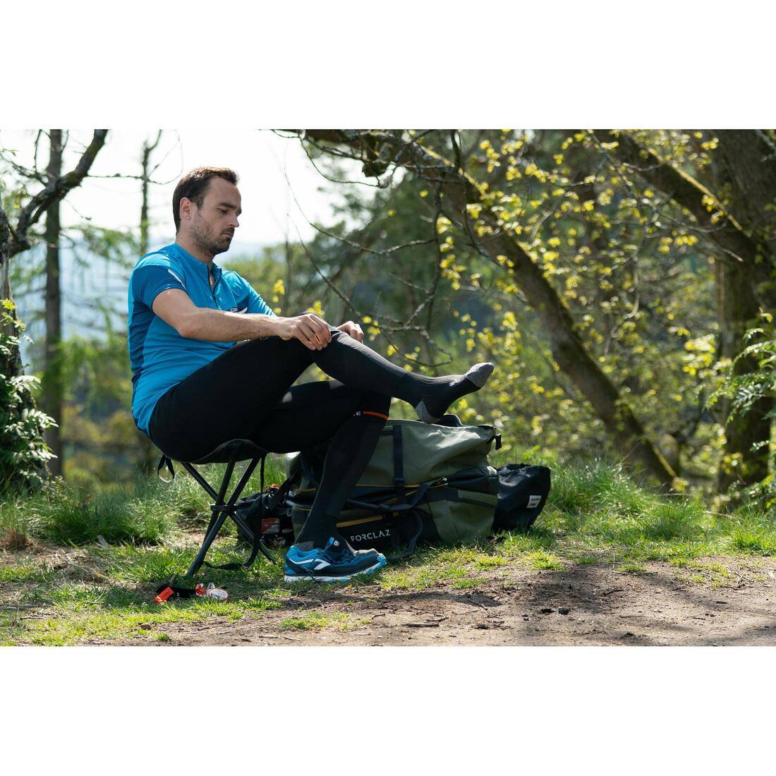LONG ORIENTEERING SOCKS - BLACK - Image 16