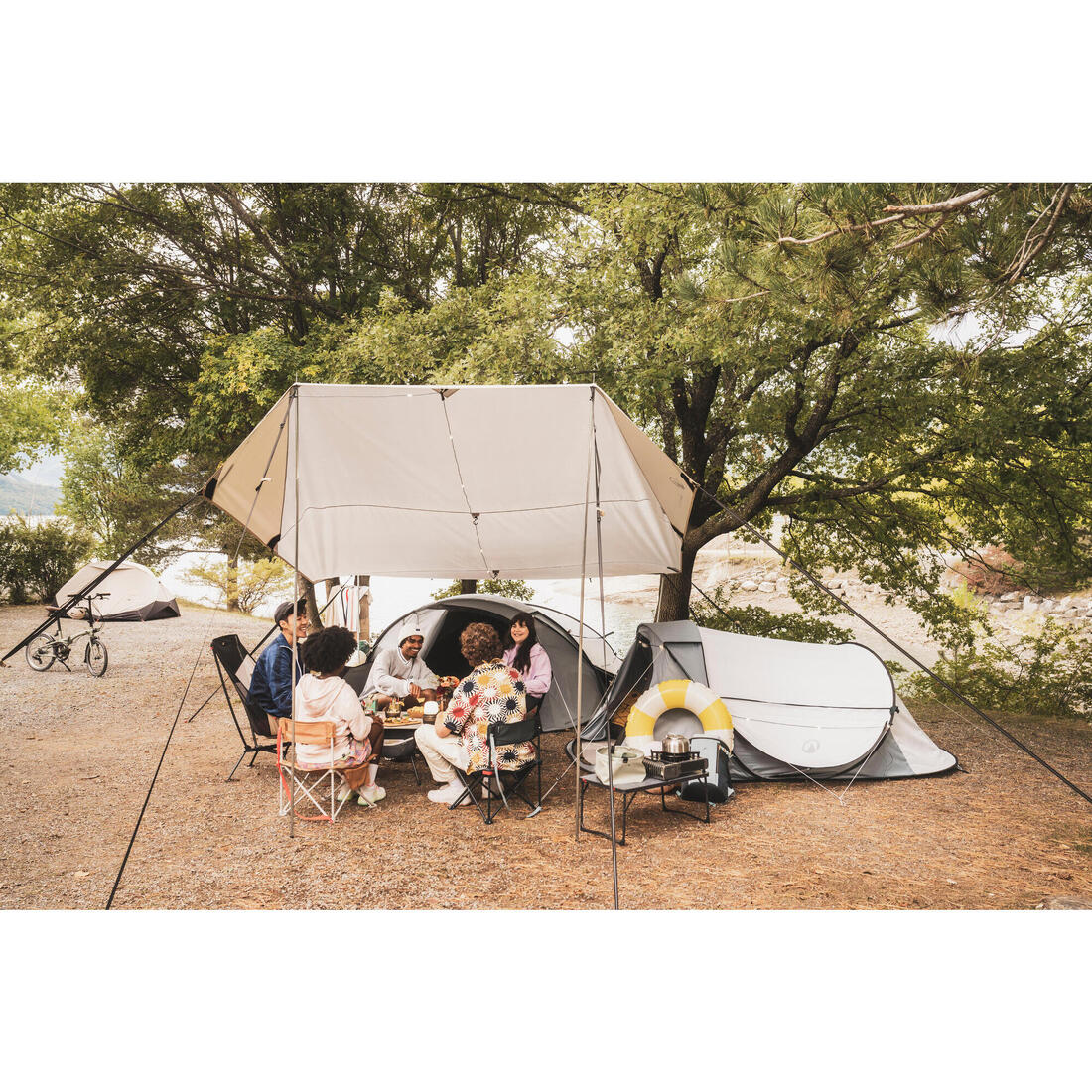 Low camping chair 100 - compact and foldable - Image 10
