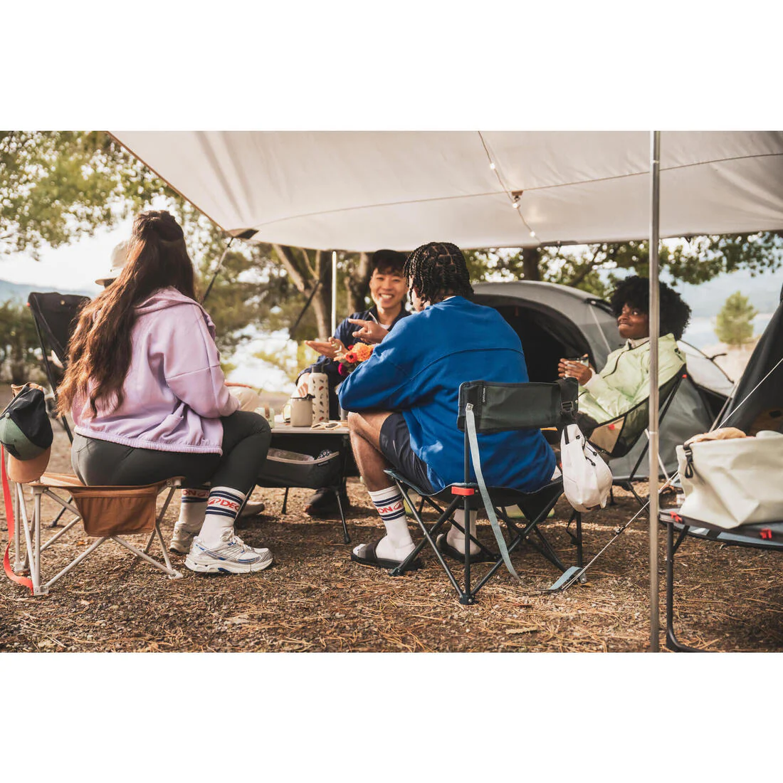 Low camping chair 100 - compact and foldable - Image 12