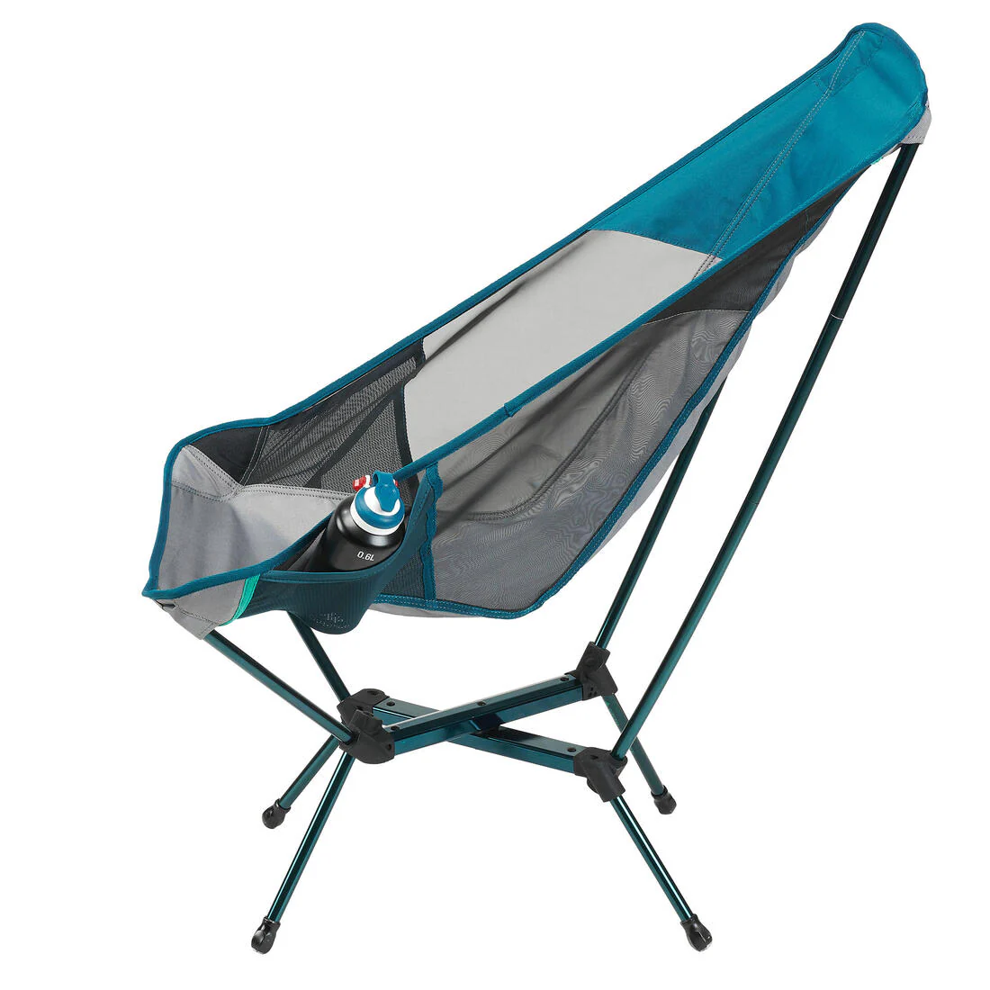 Low camping chair, ultra-compact with a high backrest, 500 L - Image 17