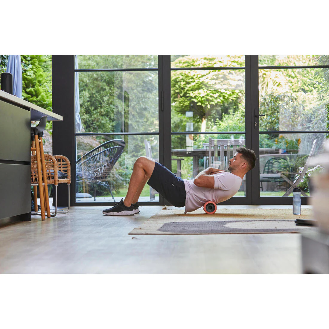 Massaging Foam Roller - Hard - Coral - Image 4