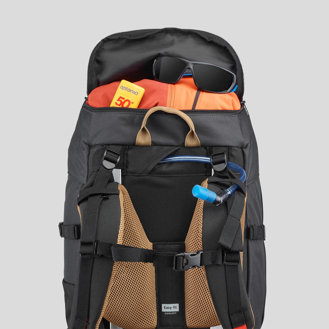 Men's 50L Trekking Backpack - MT100 EASYFIT - Image 10