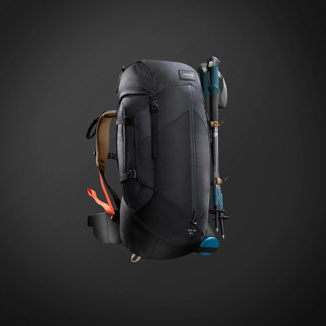 Men's 50L Trekking Backpack - MT100 EASYFIT - Image 4