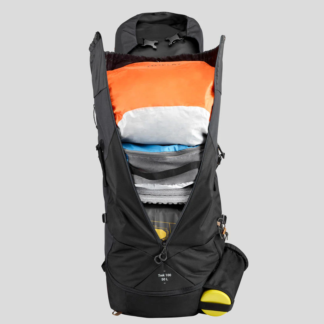 Men's 50L Trekking Backpack - MT100 EASYFIT - Image 9