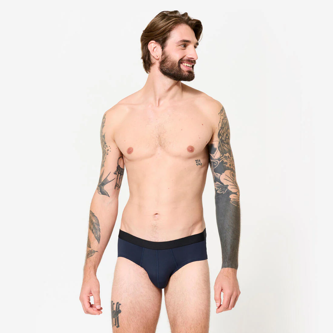 Men's breathable briefs - Dark blue