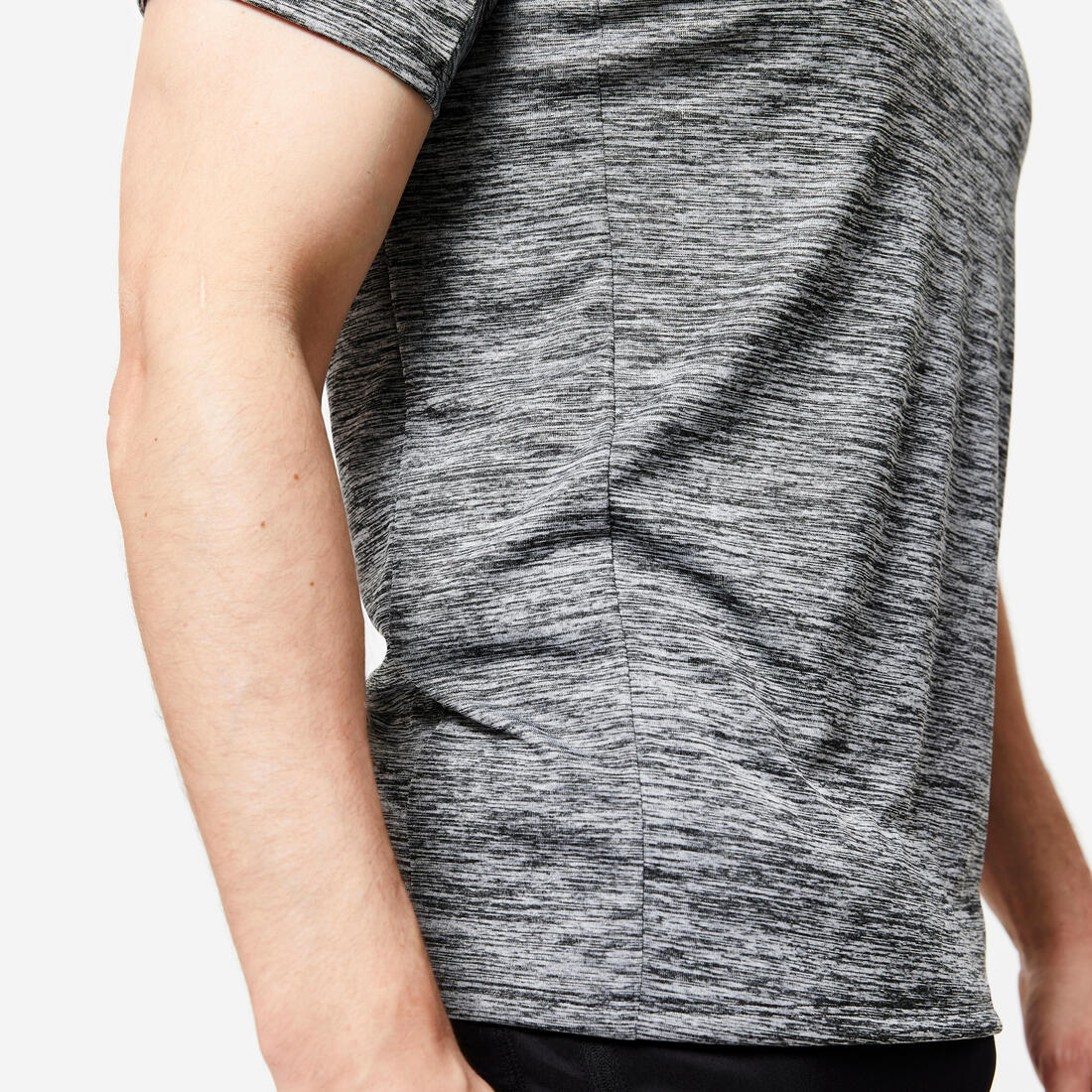 Men's Breathable Cardio T-Shirt - Grey - Image 3