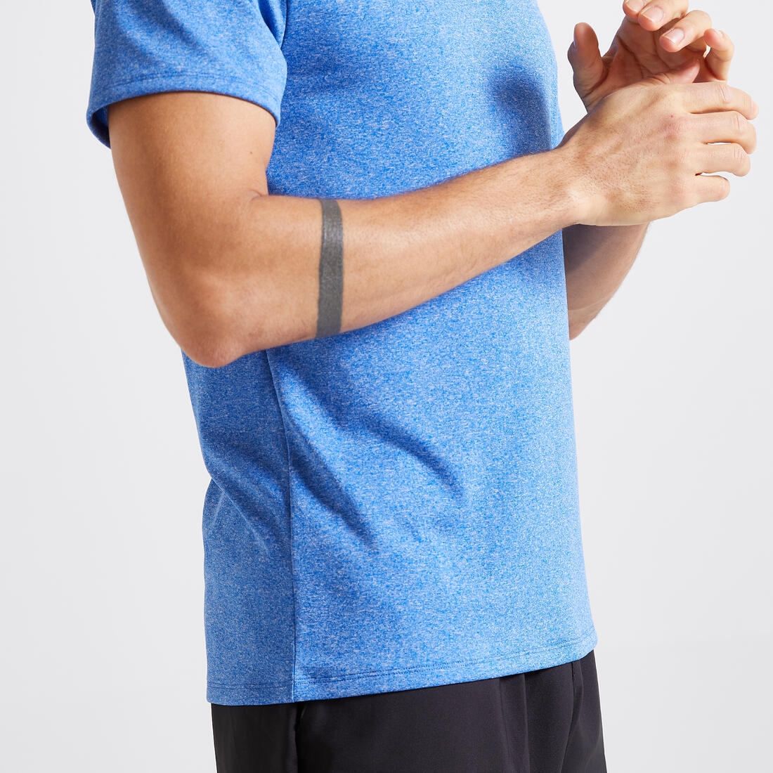 Men's Breathable Crew Neck Essential Fitness T-Shirt - Image 7