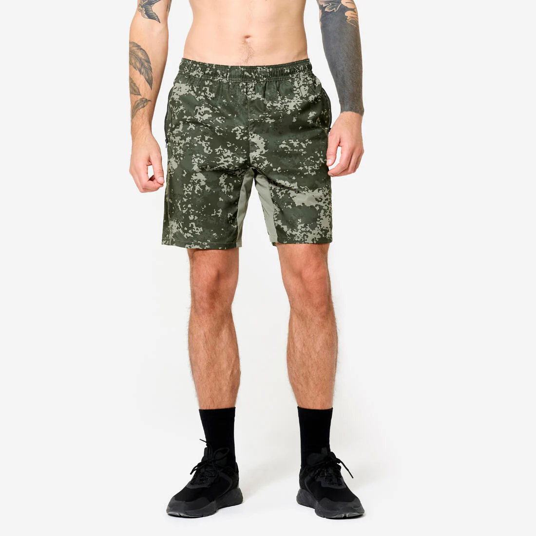 Men's Breathable Fitness Shorts with Zip-Up Pockets - Image 6