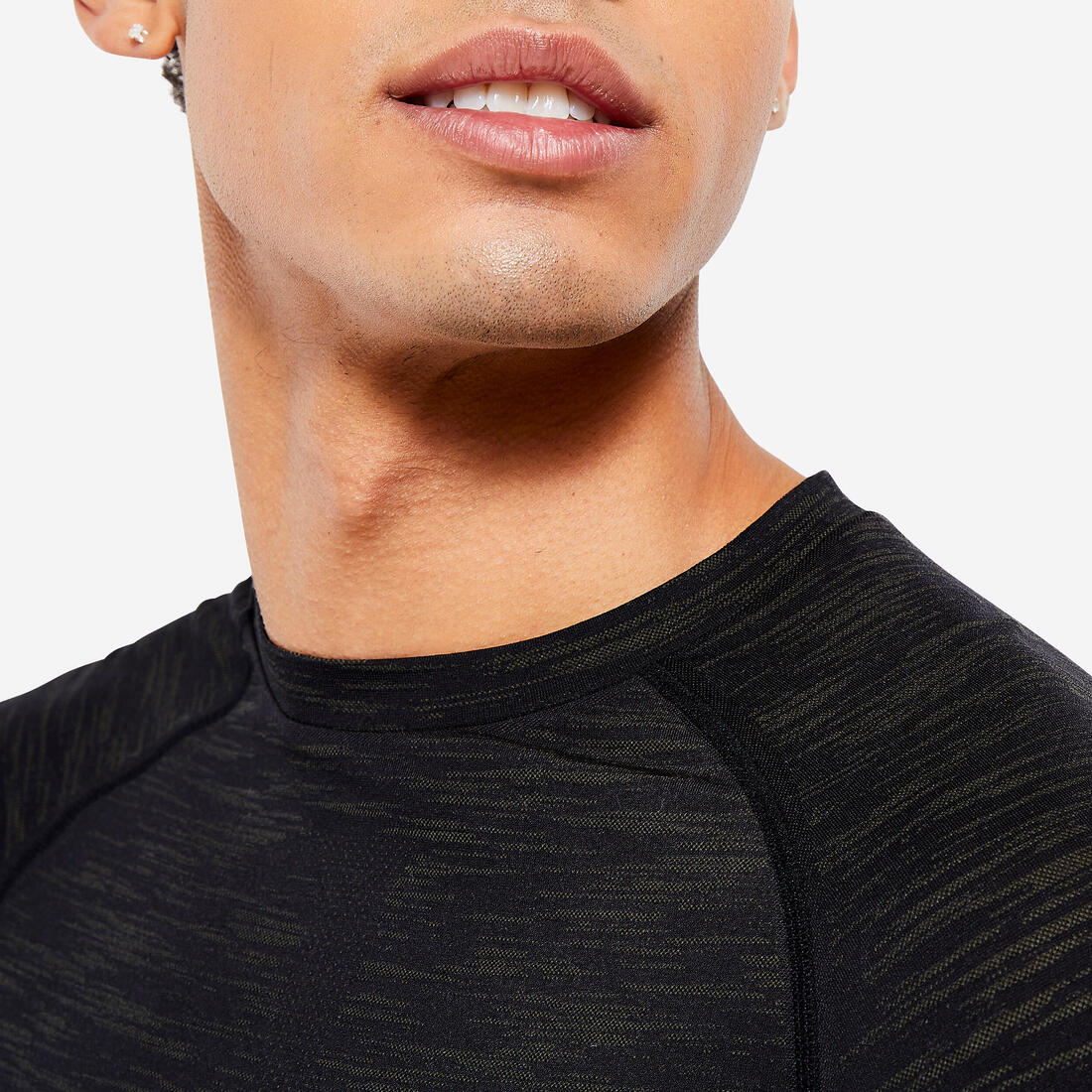 Men's Breathable Short-Sleeved Crew Neck Weight Training Compression T-Shirt - Image 10