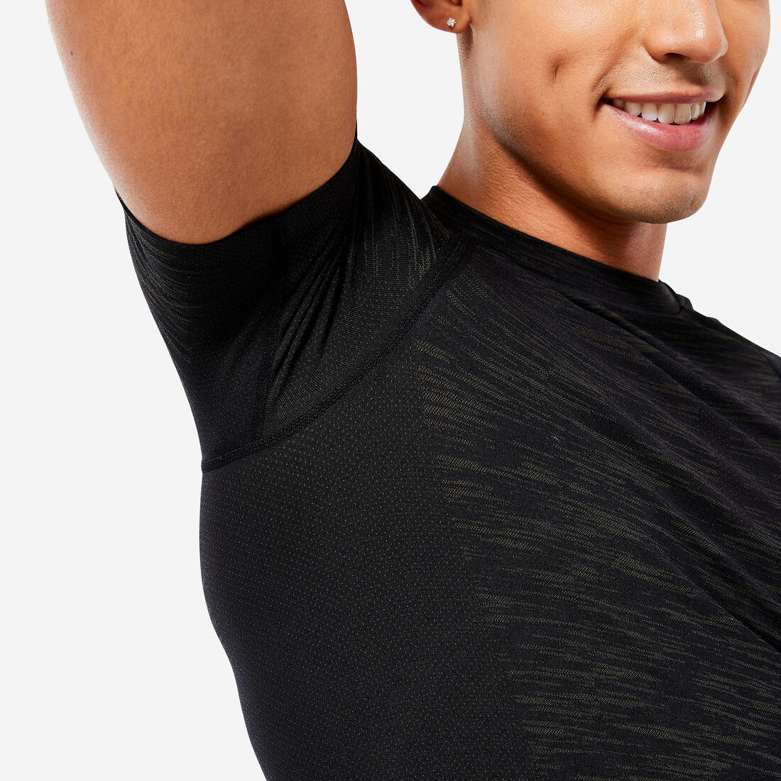 Men's Breathable Short-Sleeved Crew Neck Weight Training Compression T-Shirt - Image 16